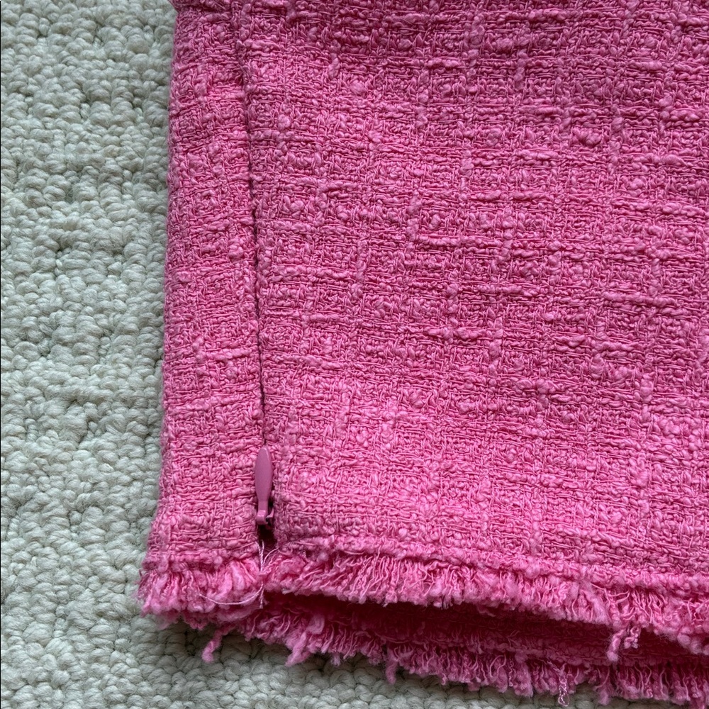 Zara Women’s Pink Textured Bustier Crop Top Size Small - Picture 5 of 11